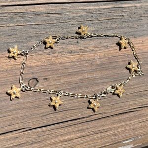 Vintage Starfish Anklet